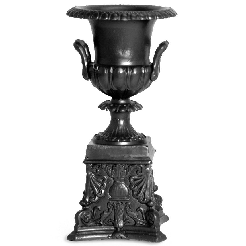 Handle Urn on Base-Iron Accents