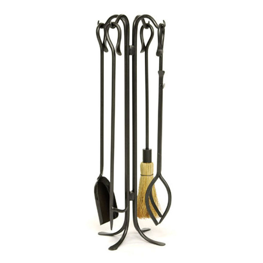 Hearth Hooks Fireplace Tool Set-Iron Accents