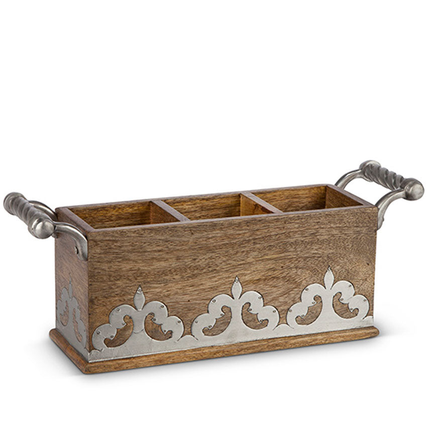 Heritage Flatware Caddy-Iron Accents