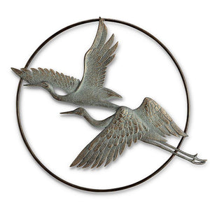 Herons in Flight Wall Hanging-Wall | Iron Accents