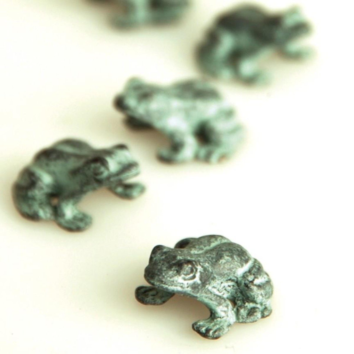 Hopping Frog Miniatures (Set-6)-Decor | Iron Accents