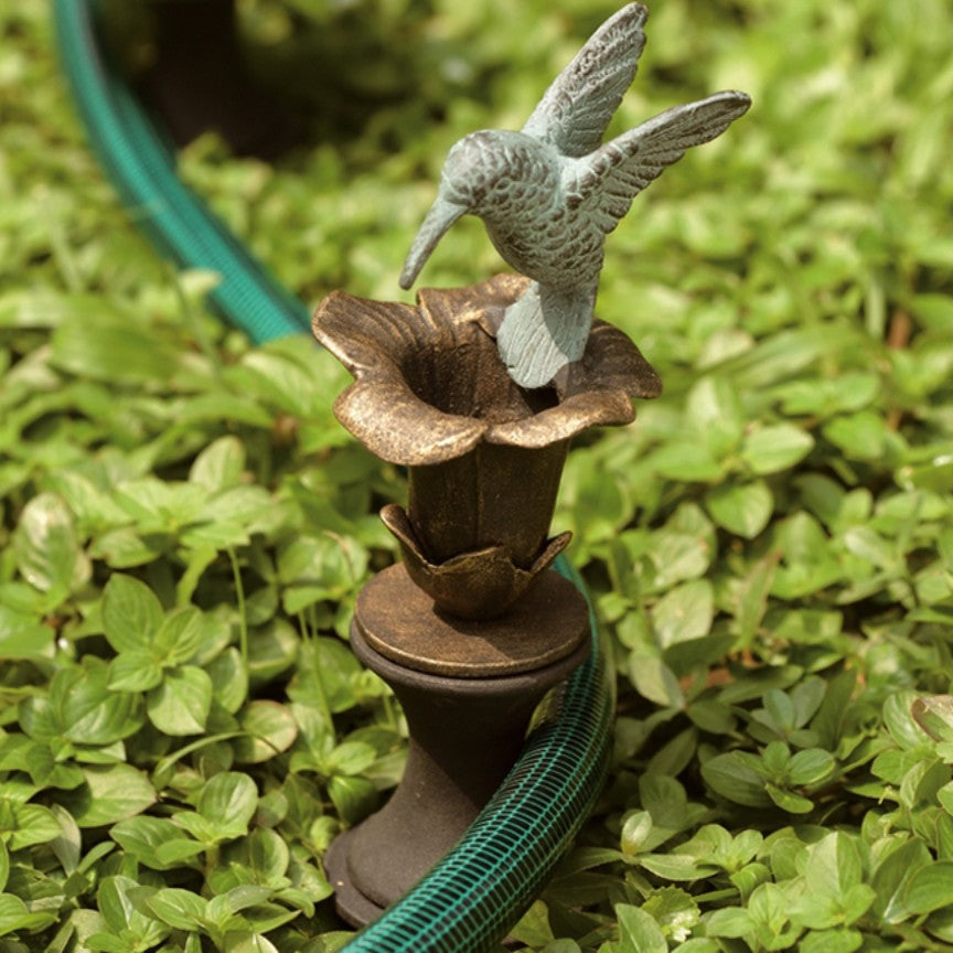 Hummingbird Hose Guard-Iron Accents