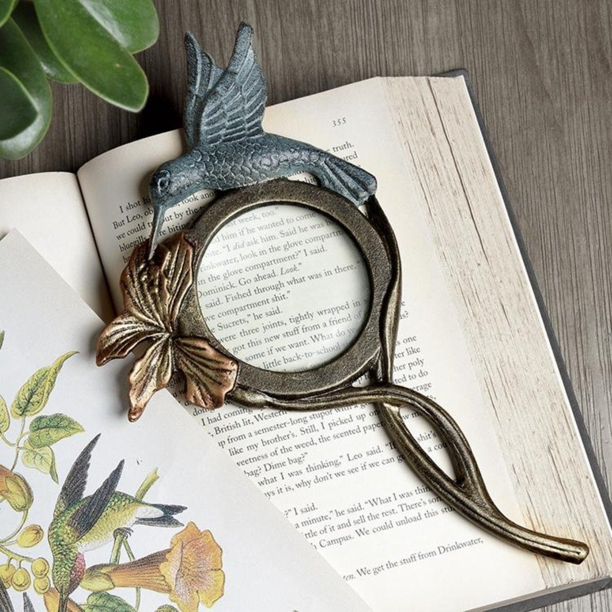 Hummingbird Magnifier-Decor | Iron Accents