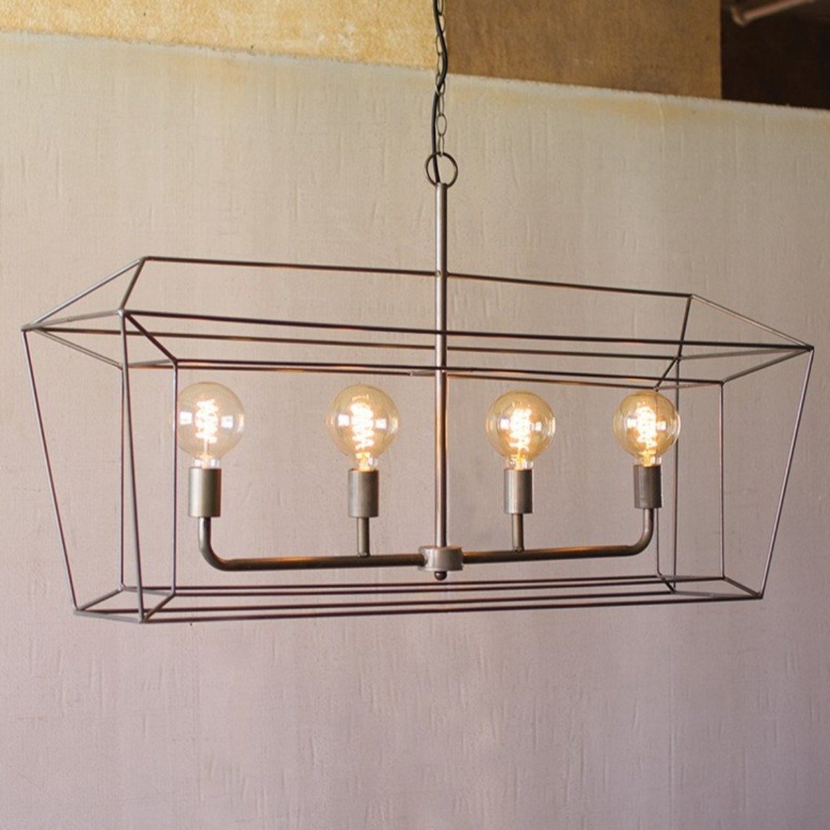 Iron Bar Pendant Light-Lighting | Iron Accents