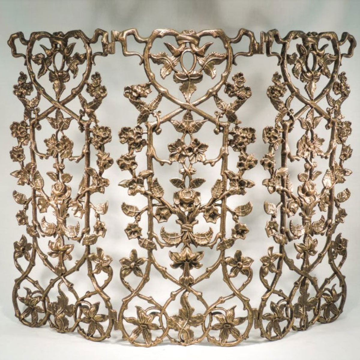 Jardiniare Fireplace Screen-Iron Accents