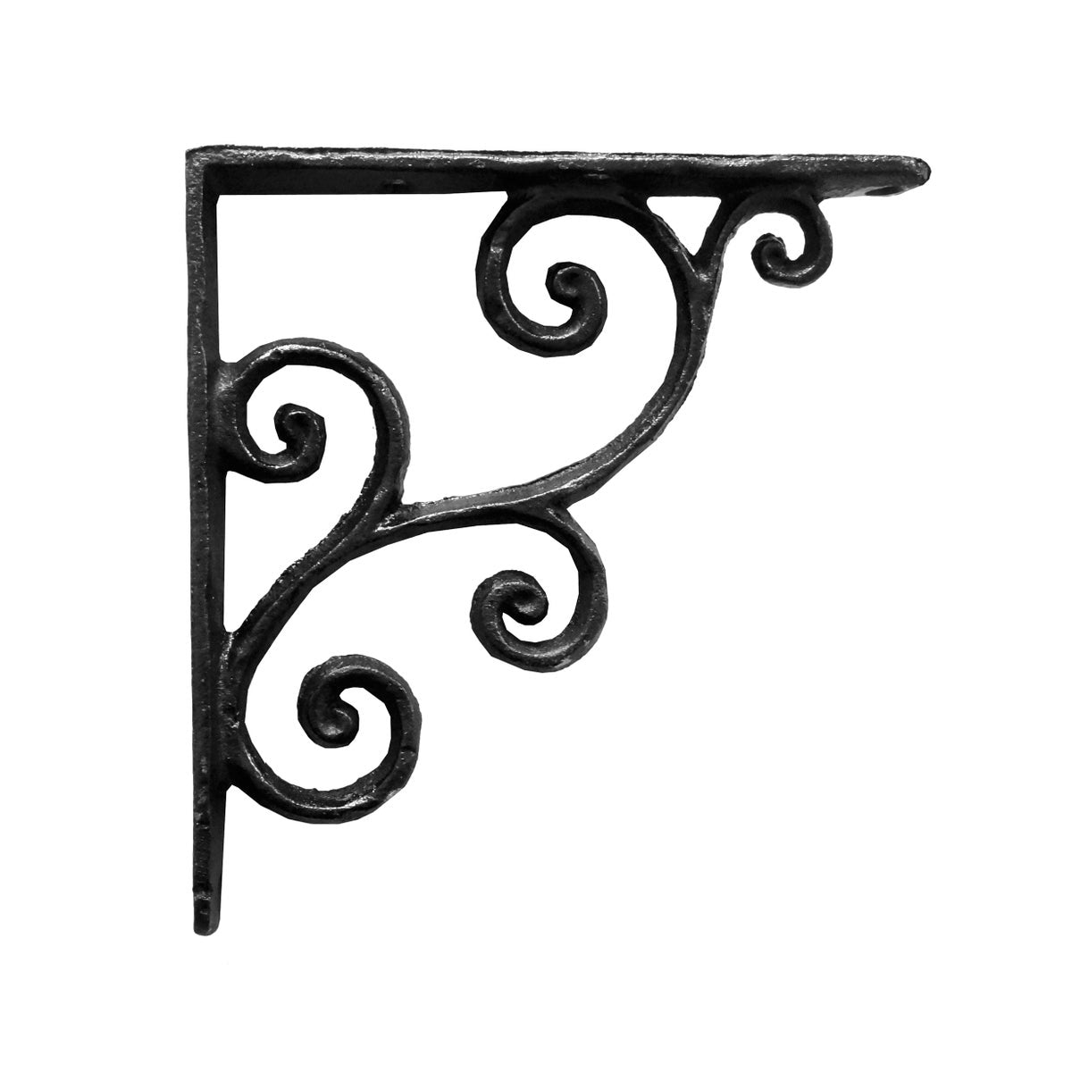 Scroll Iron Shelf Bracket - Small