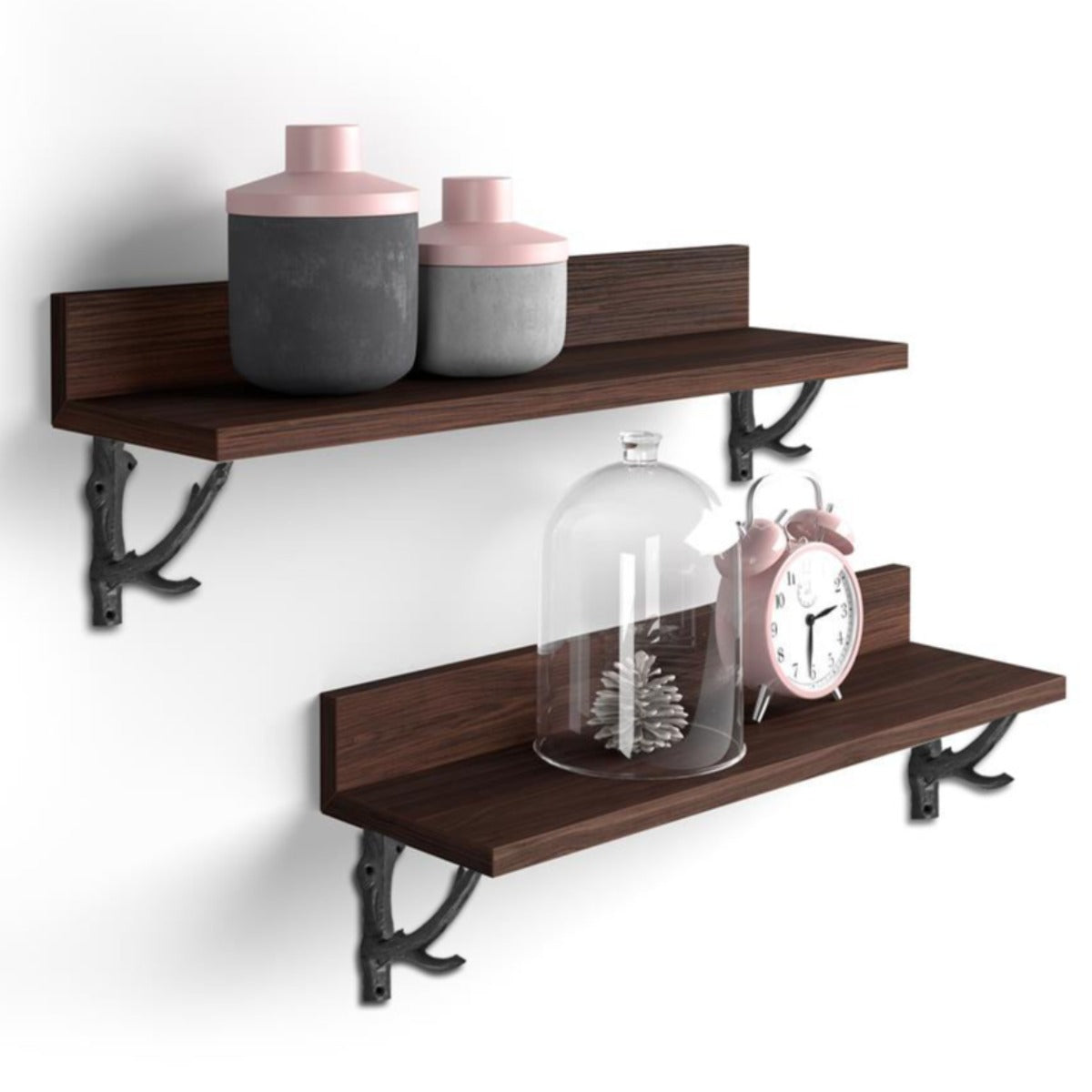 Hammered Limb Shelf Bracket