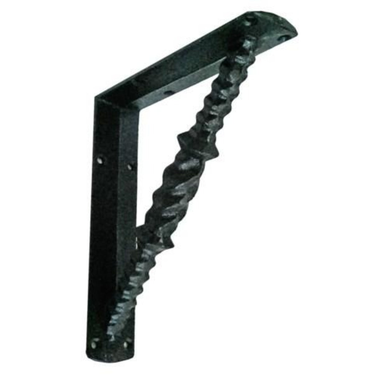 Twisted Iron Shelf Bracket-Iron Accents