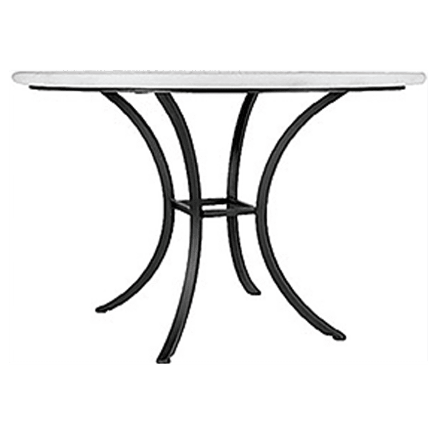 Mosaic Patio / Chat Table - 54"-Iron Accents