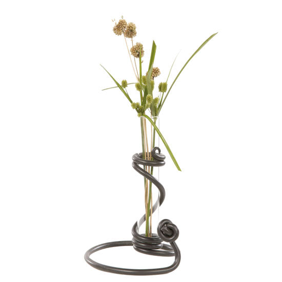 Knot Forged Iron Bud Vase-Iron Accents