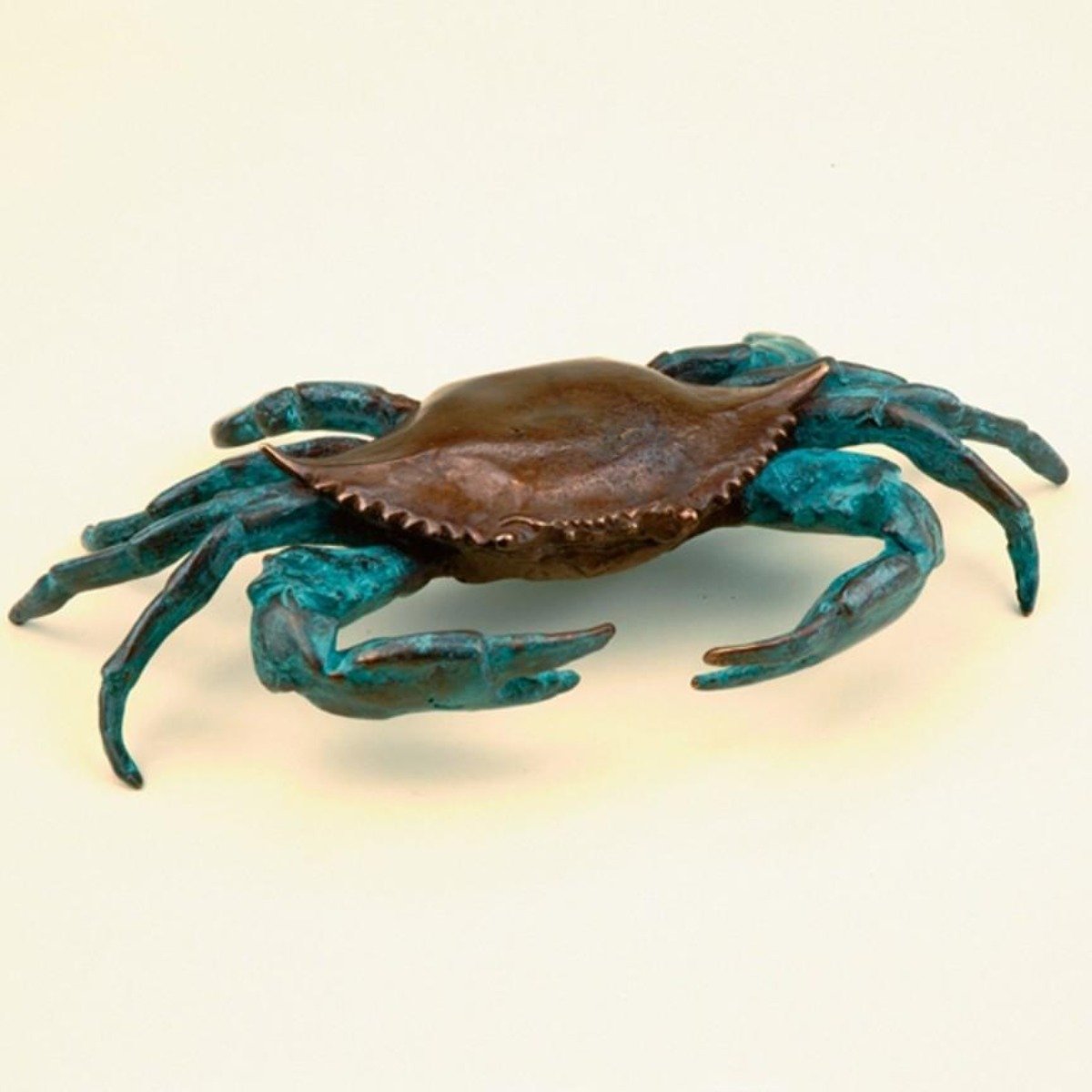 Large Bluepoint Crab Sculpture-Decor | Iron Accents