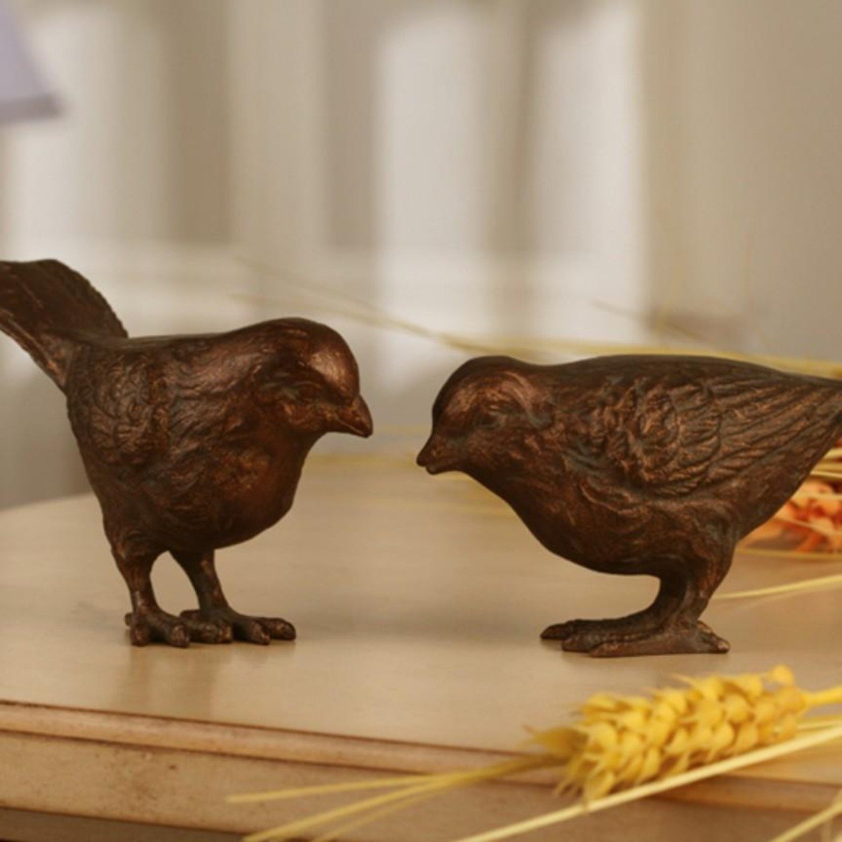 Large Chatty Birds - Bronze PR-Decor | Iron Accents