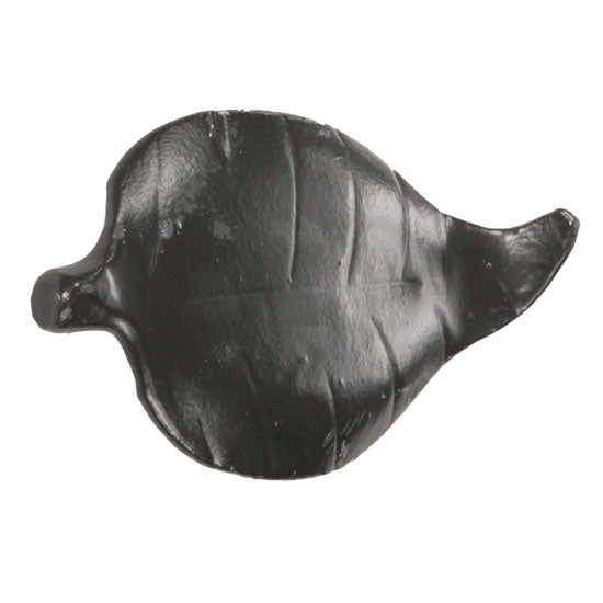 Leaf Hand Forged Iron Knob-Iron Accents