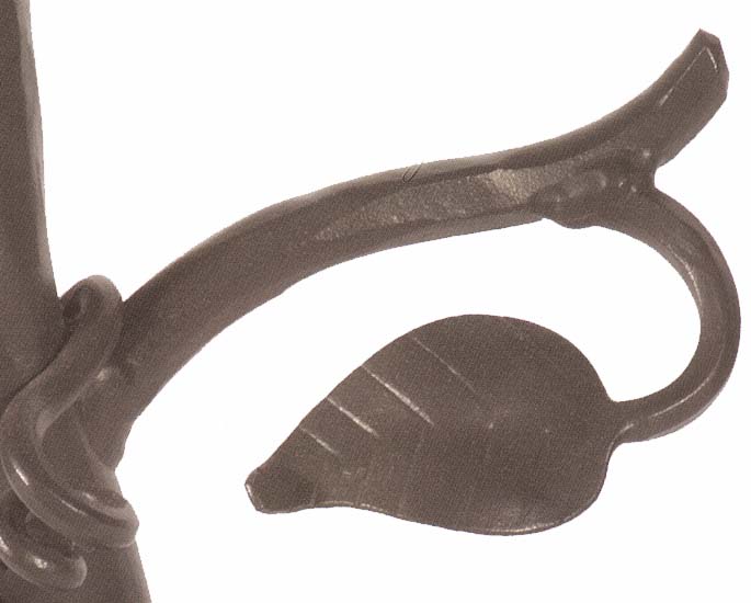 Leaf Wrought Iron Bed