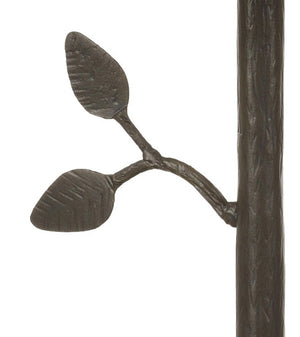 Leaf Wrought Iron Table Lamp-Iron Accents