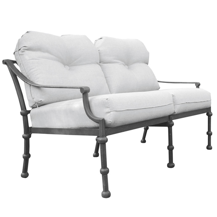 Leon Deep Seating Loveseat-Iron Accents