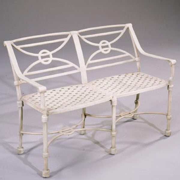 Leon Settee-Iron Accents