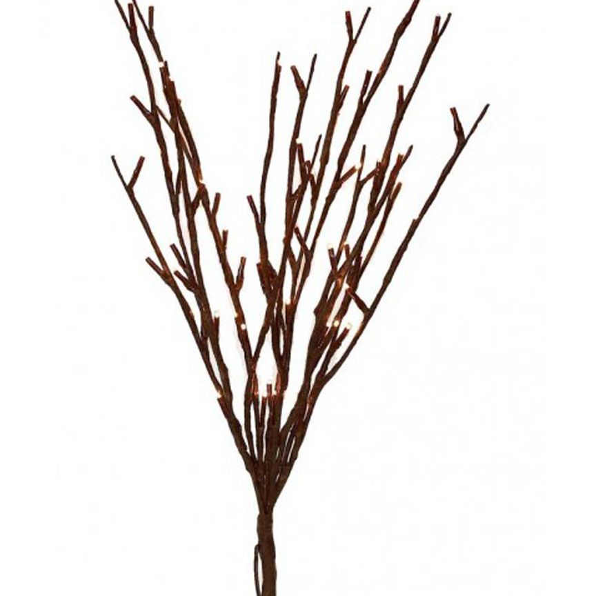 Lighted Willow Branch - 60 Led-Iron Accents