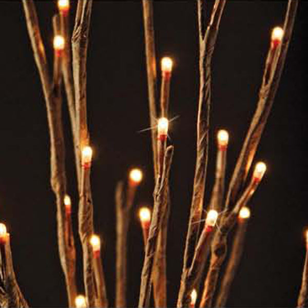 Lighted Willow Branch - 60 Led-Iron Accents