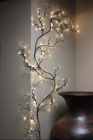 Lighted Willow Vine - 144 Led-Iron Accents