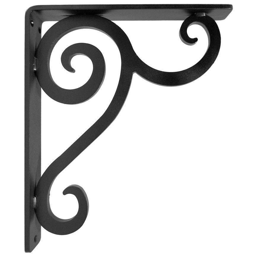 Lisbon Iron Bracket - 1.5"-Hardware | Iron Accents