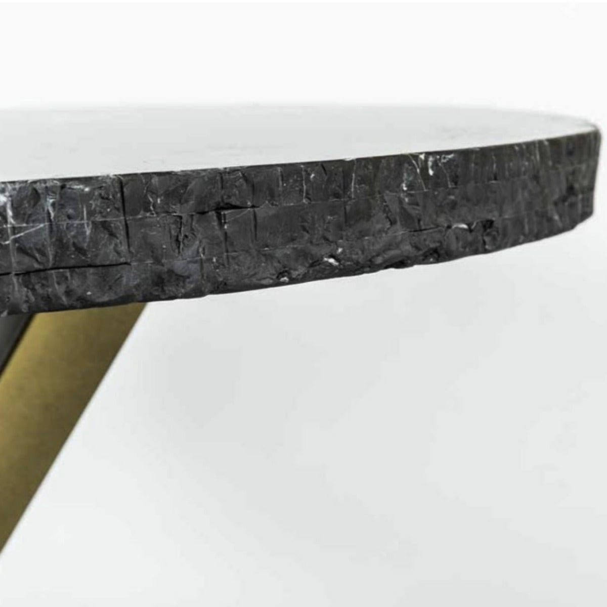 Black Marble Table Tops Iron Accents