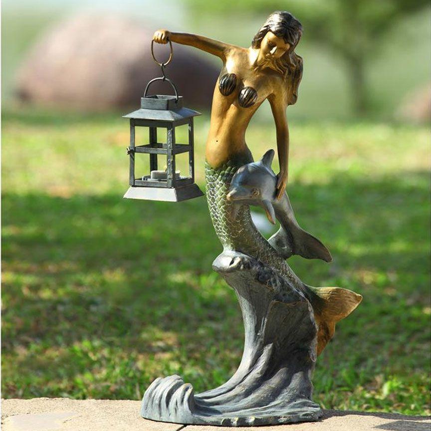 Mermaid Lantern-Garden | Iron Accents