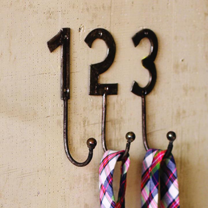 Metal Number 8 Hook-Discontinued | Iron Accents