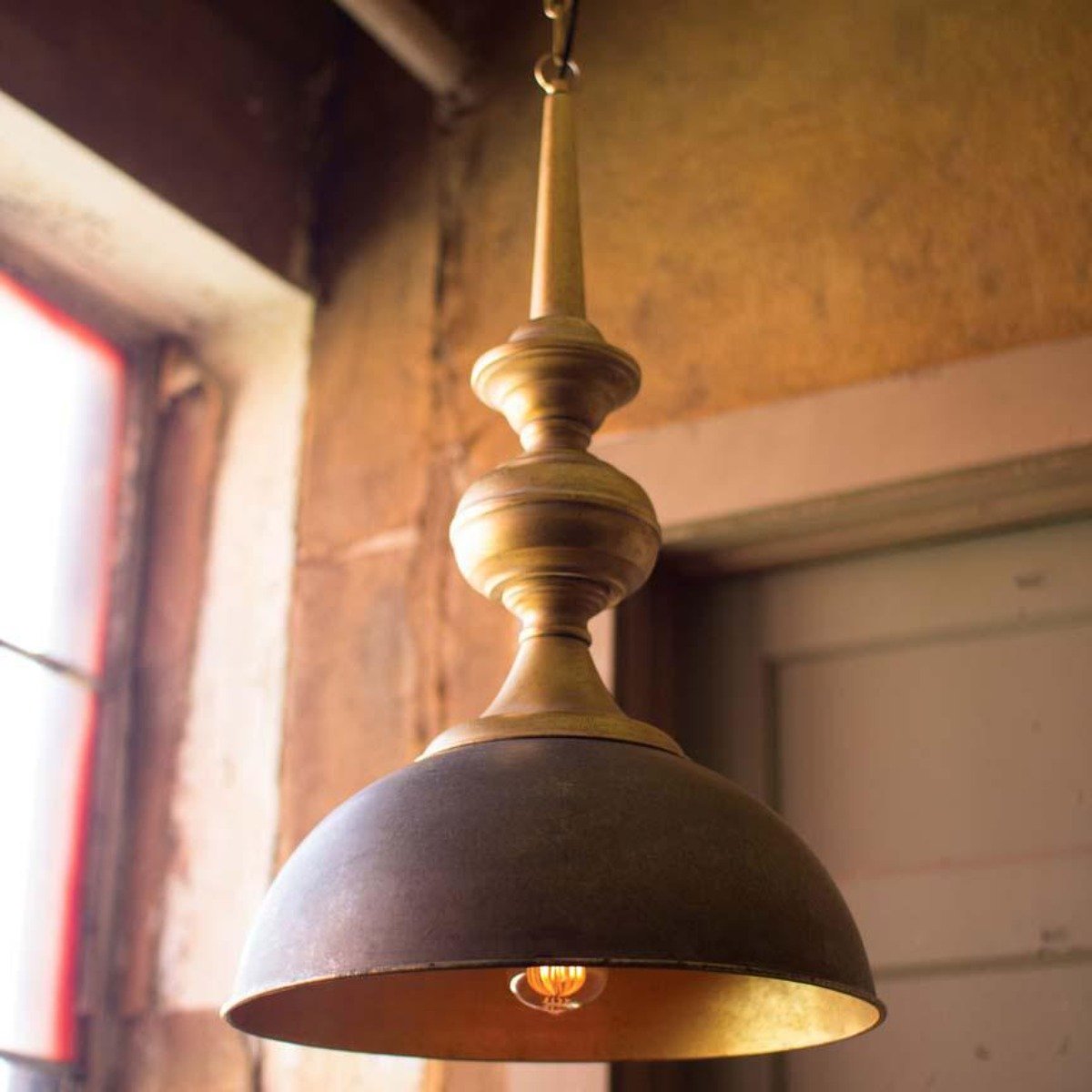 Metal Pendant Light-Lighting | Iron Accents