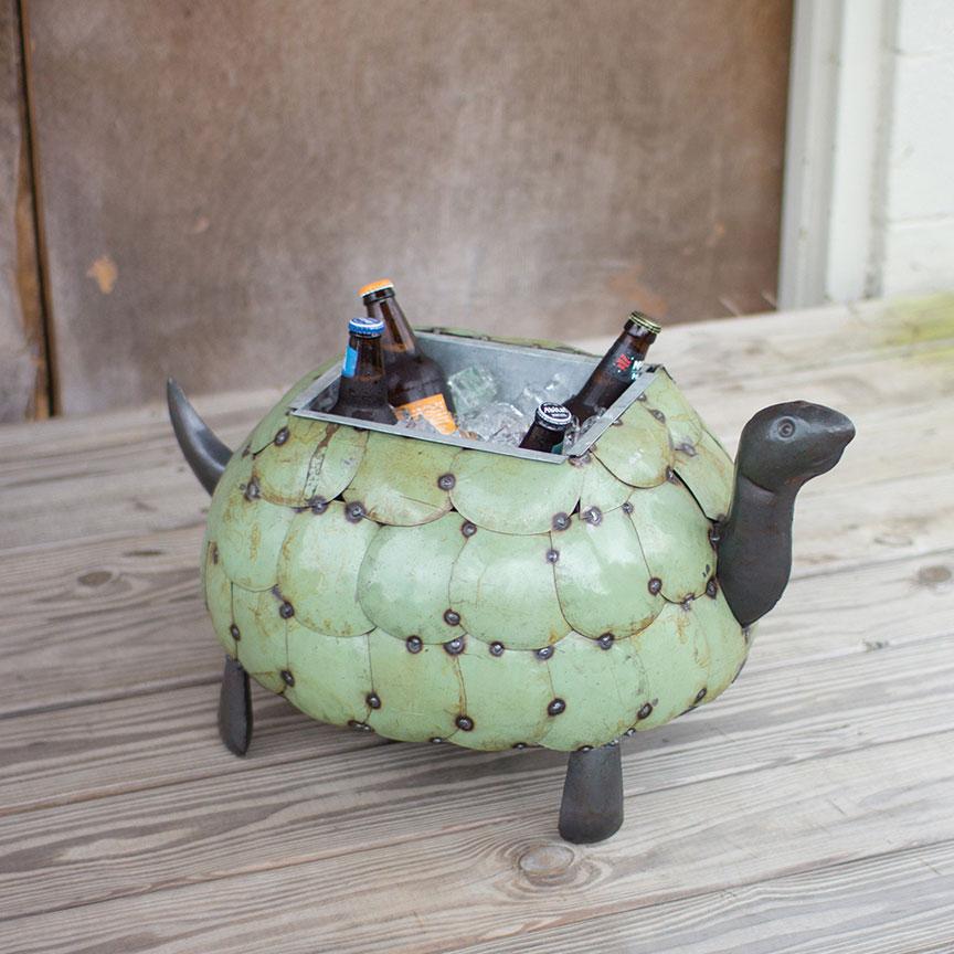 Metal Tortoise Drink Tub-Discontinued | Iron Accents