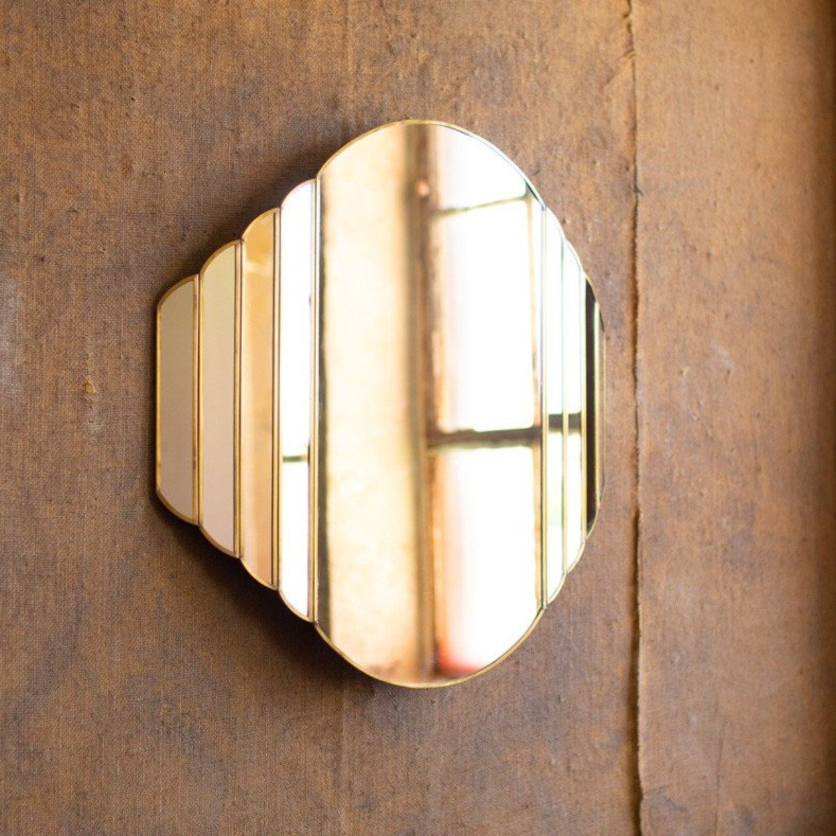 Mid-Century Wall Mirror-Wall | Iron Accents