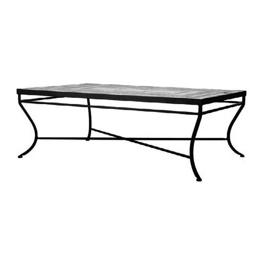 Mosaic Coffee Table - Rectangular-Iron Accents