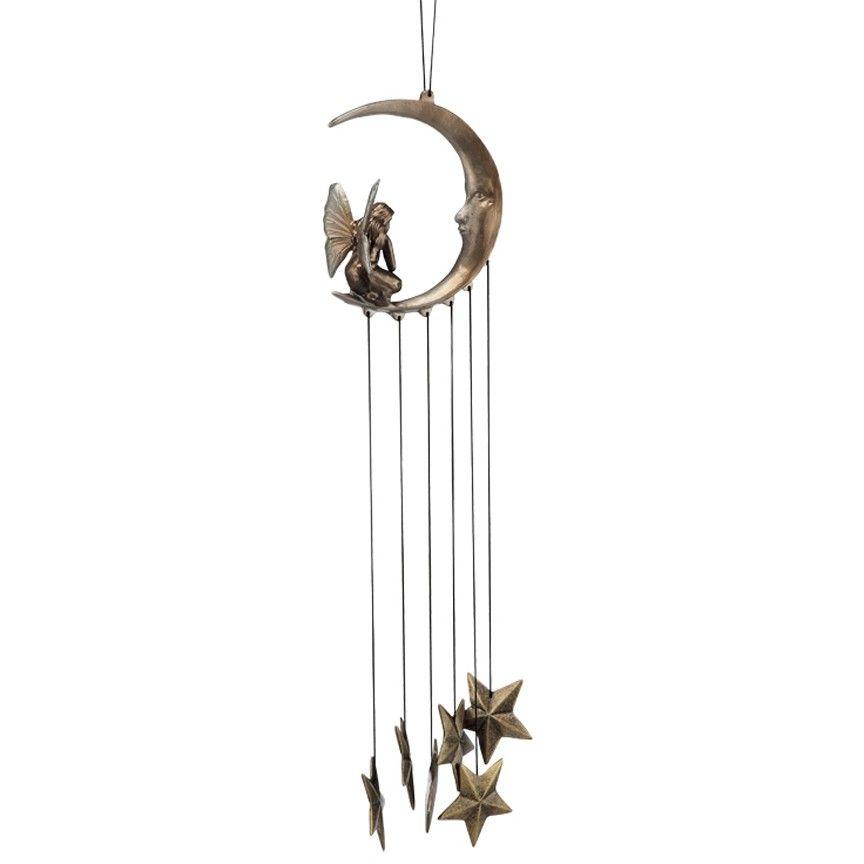 Moon Fairy Wind Chime-Garden | Iron Accents