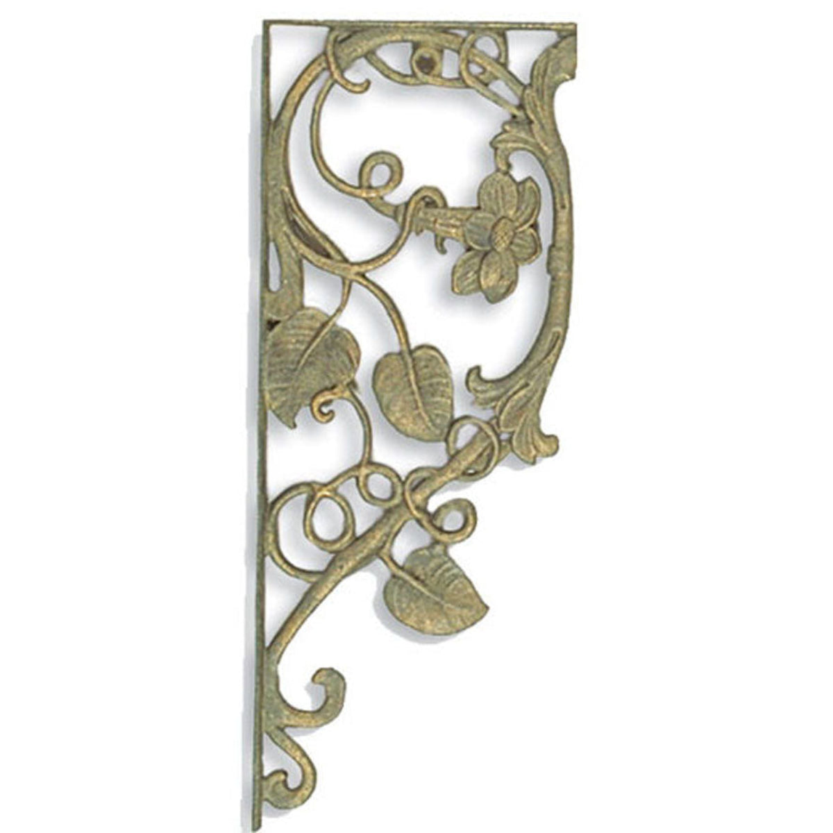 Morning Glory Aluminum Bracket (Set-2)-Iron Accents