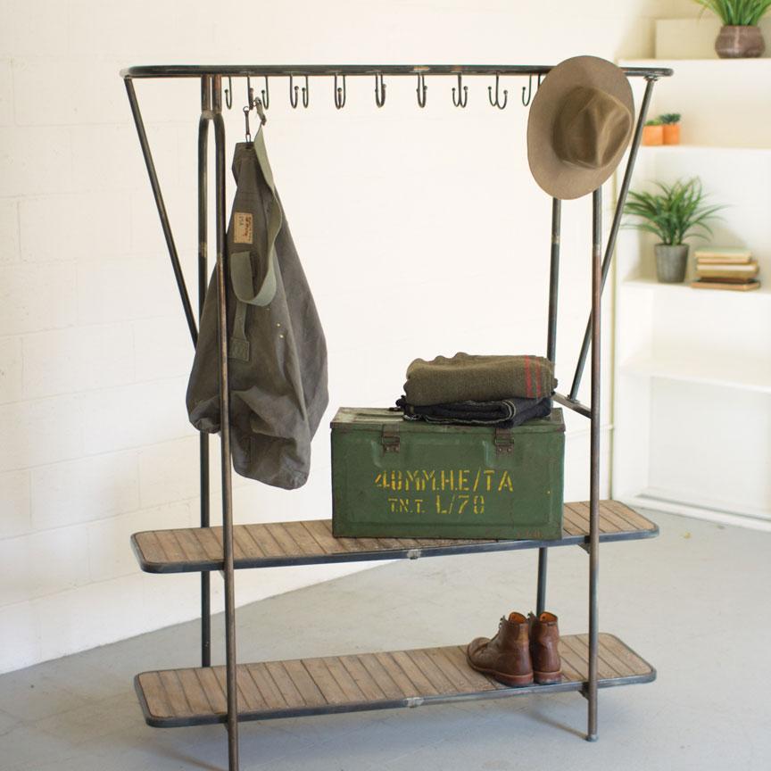 Mud Room Rack-Discontinued | Iron Accents