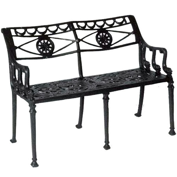 Neptune Double Settee-Iron Accents