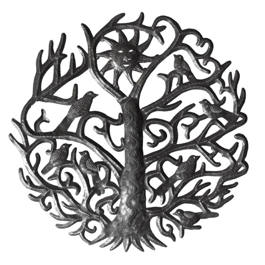 Nicholson Tree Plaque-Iron Accents