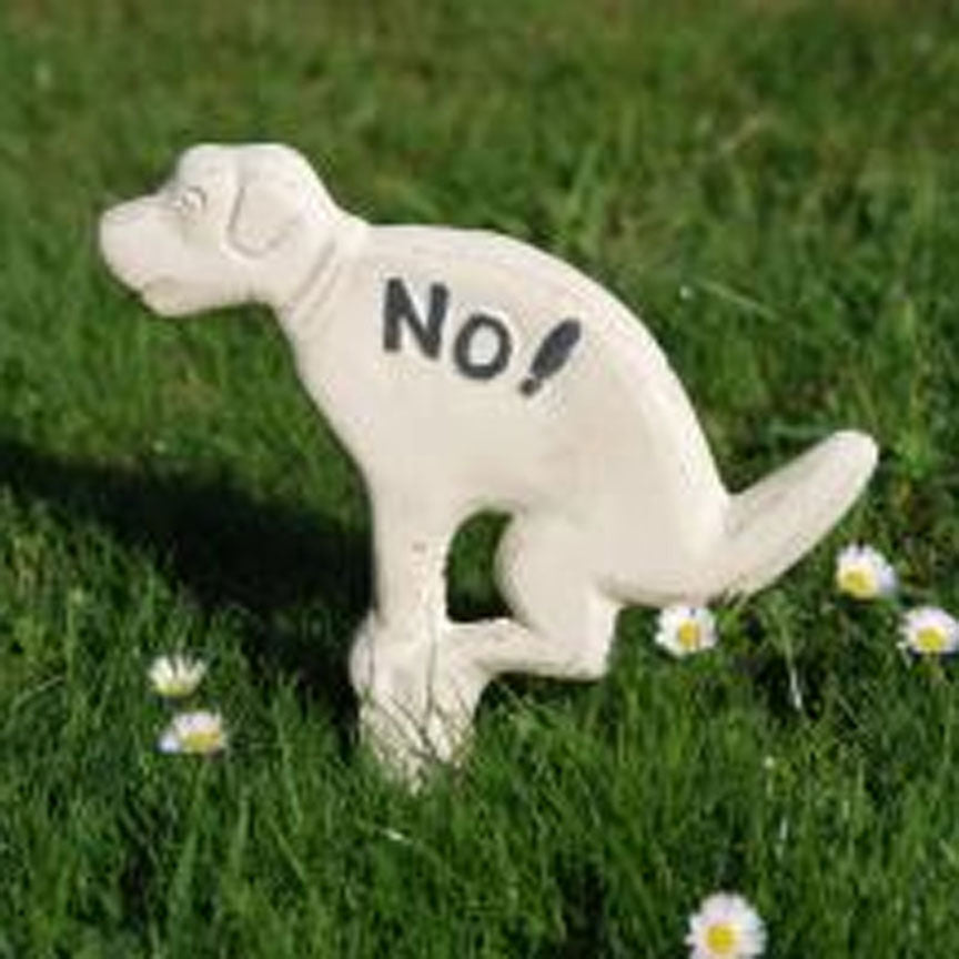 No-No Dog Sign-Iron Accents
