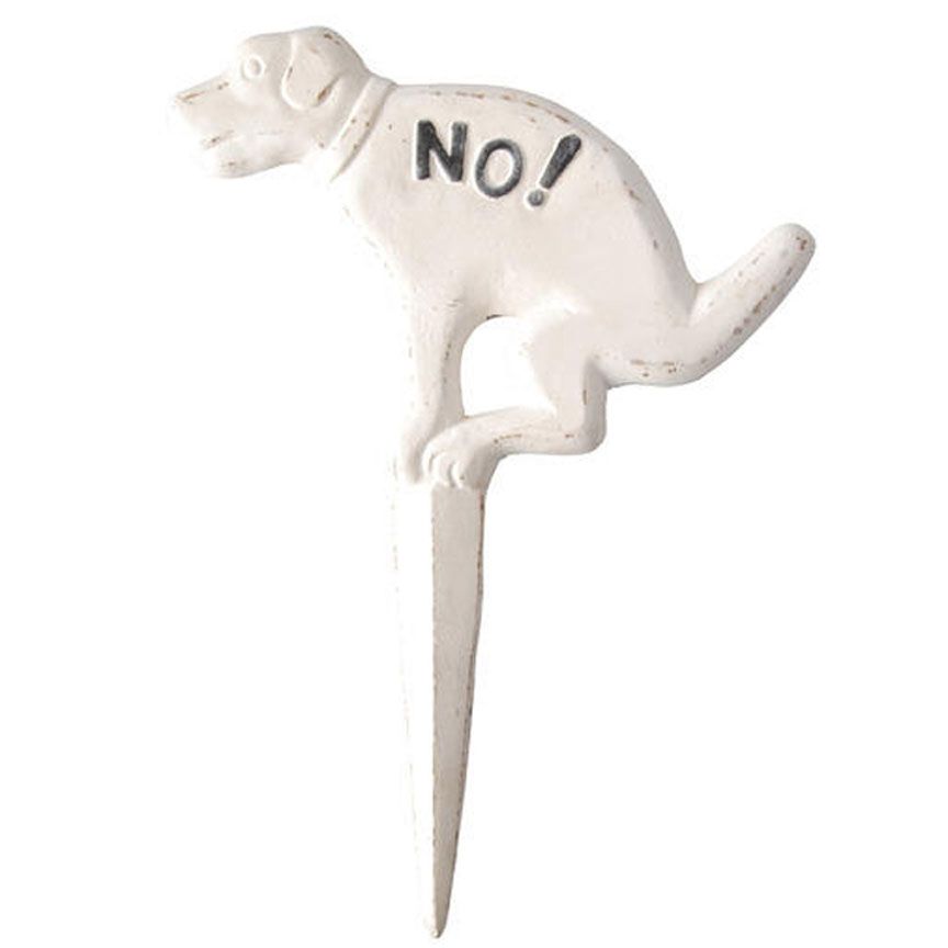No-No Dog Sign-Iron Accents
