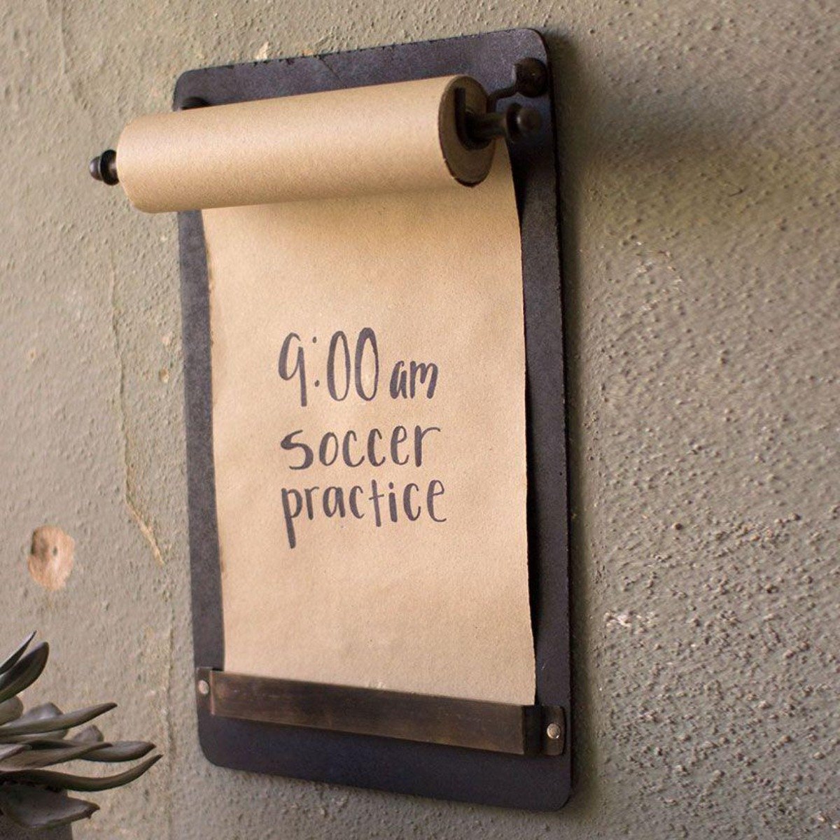 Note Roll Wall Board-Decor | Iron Accents