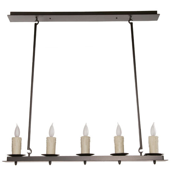 Nova Linear Chandelier-Iron Accents