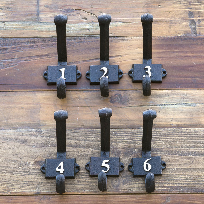 Numerical Hooks 1 - 6-Iron Accents