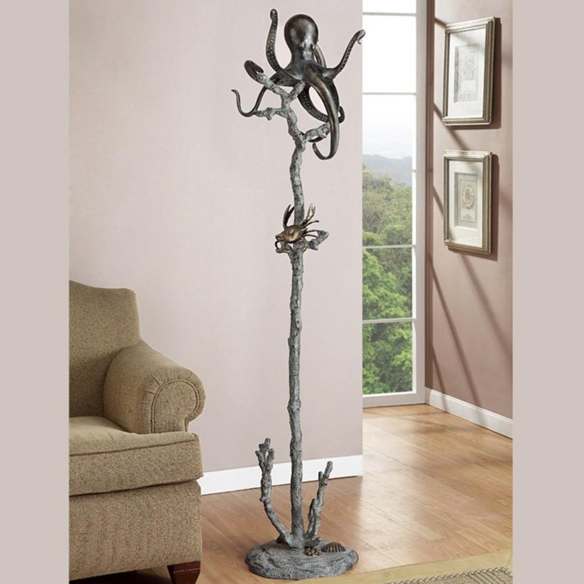 Octopus Coat Rack-Decor | Iron Accents