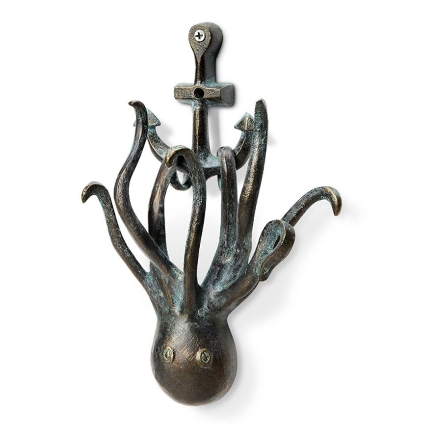 Octopus Doorknocker-Iron Accents