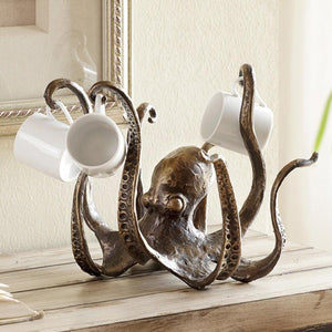 Octopus Tea Cup Holder-Decor | Iron Accents