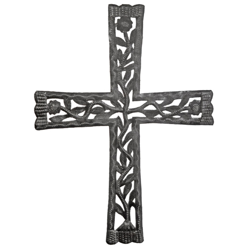 Open Vine Cross-Iron Accents