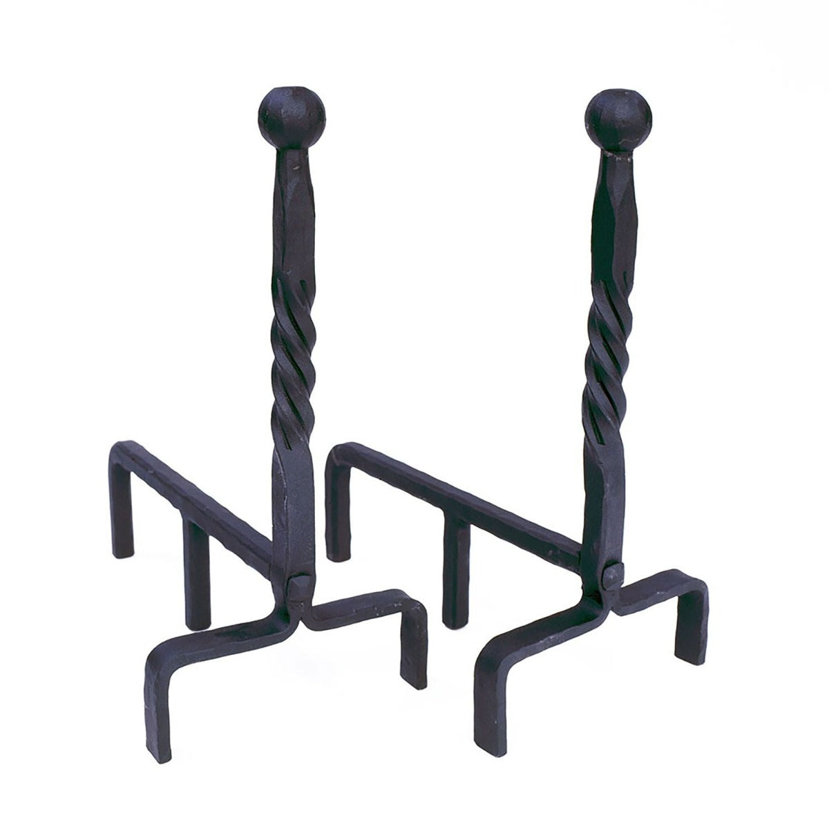 Twist & Ball Andirons