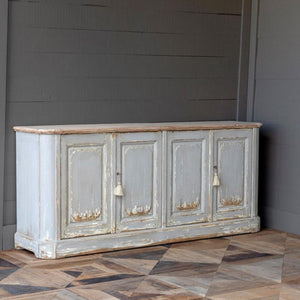 Painted French Sideboard-Iron Accents