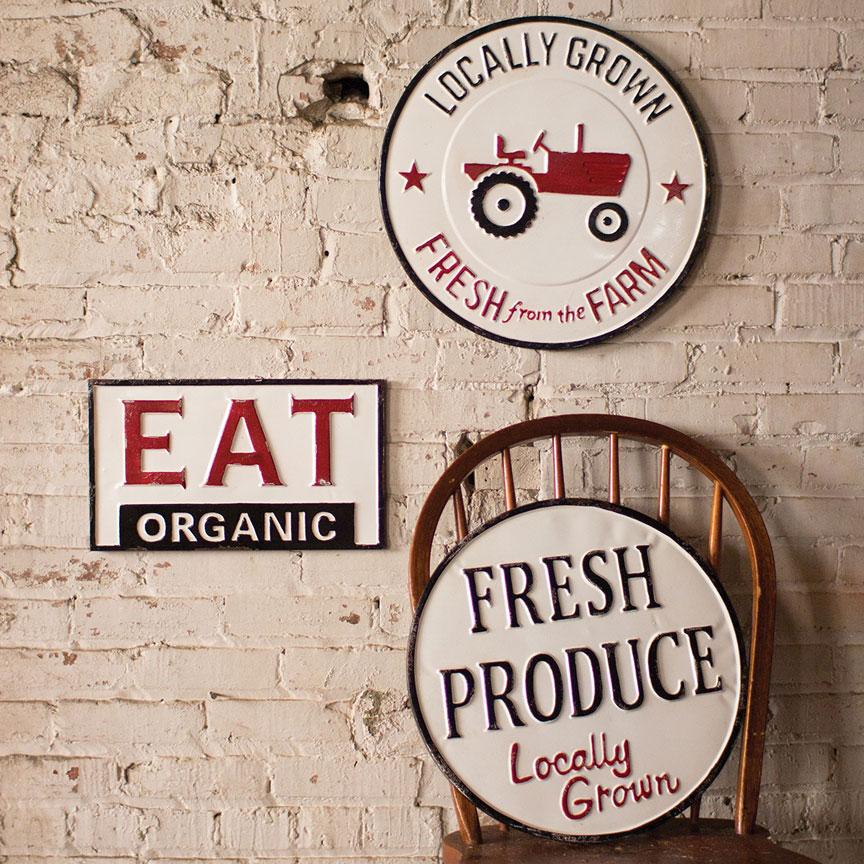 Painted Tin Signs-Discontinued | Iron Accents