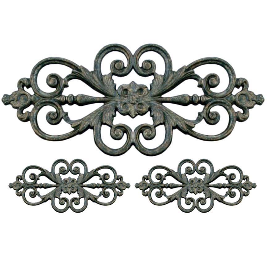 Parisian Drapery Treatment-Iron Accents